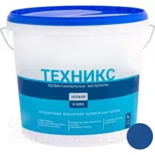 Краска Техникс Для кровли К-5002 (5кг, синий)