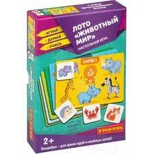 Лото Bondibon Лото. Животный мир / ВВ4870