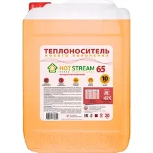 Теплоноситель для систем отопления Hot Stream Этиленгликоль 65 / HS-010203 (10кг, оранжевый)