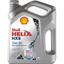Моторное масло Shell HX8 Synthetic 5W-30 4л
