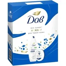 Набор косметики для тела Dove Basic Care For Your Body 2025 Крем 150мл+Гель для душа 250мл