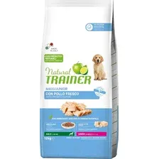 Сухой корм для собак Trainer Natural для щенков крупных пород от 8 до 24 мес., курица (12кг)
