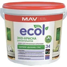 Краска Ecol 33 ВД-АК-1033 5 л (белый)