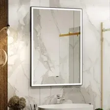 Зеркало Континент Frame Black Led 70x100 (с бесконтактным сенсором)