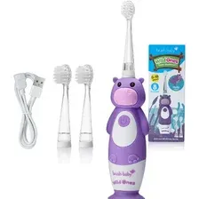 Электрическая зубная щетка Brush-Baby WildOnes Hippo