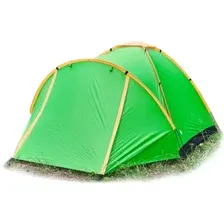 Туристическая палатка Sundays Camp 4 ZC-TT042-4, зеленый/желтый