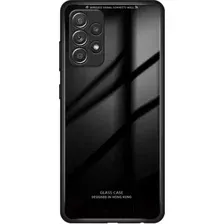 Чехол-накладка Case Glassy для Galaxy A32 5G (черный)