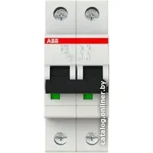 Выключатель автоматический ABB S202-B10 2P B 10A 6kA 2M 2CDS252001R0105