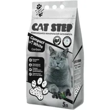 Наполнитель для туалета Cat Step Compact White Carbon 5 л