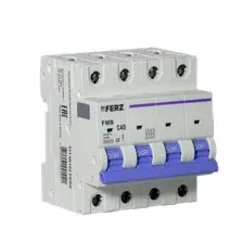 Выключатель автоматический Dr.Ferz FMB-C 6kA 4P 40 C 21100102FERZ