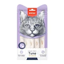 Лакомство для кошек Wanpy Cat нежное пюре из тунца и краба 25 шт х14 г