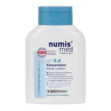 Numis med / Нумис мед Лосьон для тела успокаивающий  pH 5,5 для чувствительной кожи с пантенолом, 200 мл.