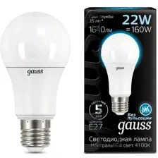 Светодиодная лампочка Gauss LED A70 E27 22 Вт 4100К 102502222