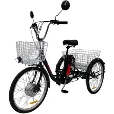 Электровелосипед AVM E-Alfa Trike 24 (черный)