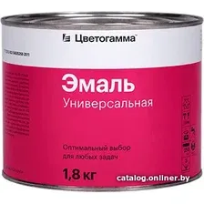 Эмаль Цветогамма ПФ-115 ТУ 1.8 кг (белый)