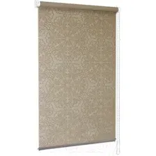 Рулонная штора Delfa Сантайм Металлик Принт СРШ-01МП 3593 (52x170, темно-бежевый)