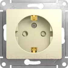 Розетка Systeme Electric Glossa GSL000245 (бежевый)
