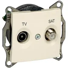 Розетка телевизионная Schneider Electric Sedna SDN3401647
