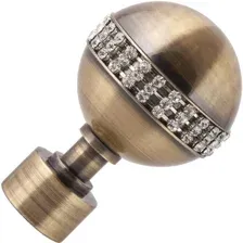 Наконечник для карниза Ас Форос D25 Авея Антик