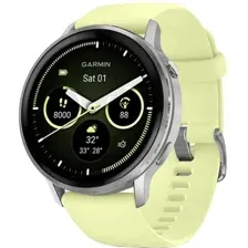 Умные часы Garmin Venu 4 45 мм (серебристый/желтый)