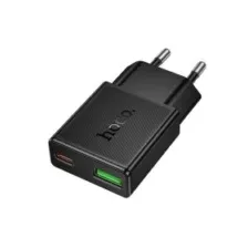 Сетевое зарядное устроиство 61157 N73 PD20W+QC3.0 черный Hoco