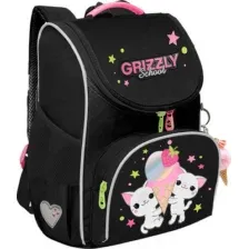 Школьный рюкзак Grizzly RAm-684-5 (черный)
