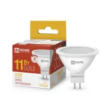 Светодиодная лампочка In Home LED-JCDR-VC 11Вт 230В GU5.3 3000К 990Лм 4690612020341