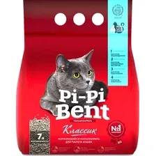 Наполнитель для туалета Pi-Pi-Bent Классик L001 (7л/3кг)