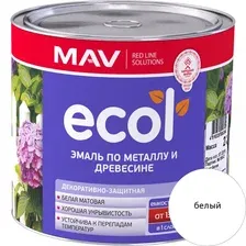 Эмаль MAV Ecol ПФ-115 С 2 кг (белый матовый)