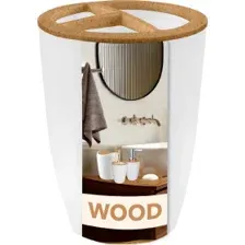Стакан для зубной щетки и пасты Keeplex Wood KL500510624