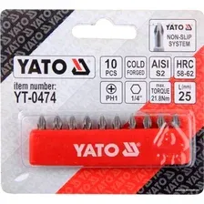 Набор бит Yato YT-0474 (10 предметов)