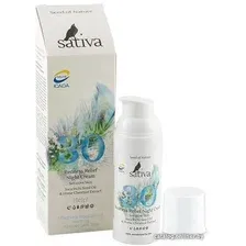 Крем для лица Sativa Крем-флюид №30 ночной для чувствит. и легкокрасн. кожи 50 мл