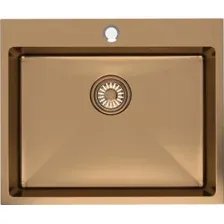 Мойка кухонная Mixline Pro 555135 (бронза, с сифоном)