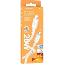 Зарядный кабель Borofone BX94 Lightning to Type-C 20W (1м, серый)