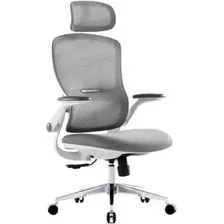 Офисное кресло SitUp Sity White Chrome (сетка Grey/Grey)
