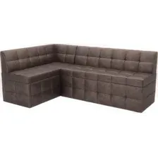 Угловой диван Мебель-АРС Атлантис левый 212x84x135 (серо-шоколадный Star Velvet 60 Cofee)