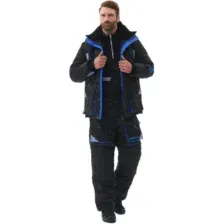 Костюм для охоты и рыбалки Huntsman Elbrus Reflect -45°C (р.48-50/170-176, черный)