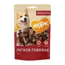 Лакомство для собак Мнямс Легкое говяжье / 547170 (120г)