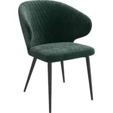 Стул ROB b10 green lux/черный