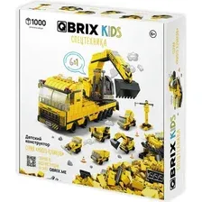 Конструктор QBRIX Kids. Много кубиков. Спецтехника 32004