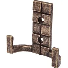Крючок мебельный TETRIS старое золото