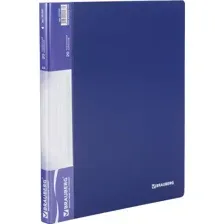 Папка для бумаг BRAUBERG 221595 (синий)