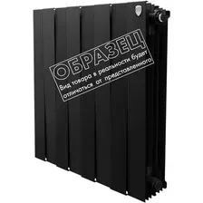 Биметаллический радиатор Royal Thermo Piano Forte 500 Noir Sable (14 секций)