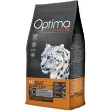 Корм для кошек Optimanova Adult Salmon & Rice, 8 кг