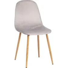Стул Tetchair Breeze (светло-серый HLR14/натуральный)
