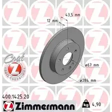 Тормозной диск ZIMMERMANN 400.1425.20 полный , передняя ось
