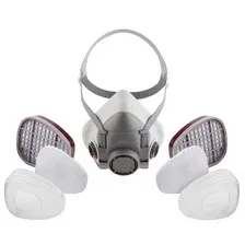 Полумаска JETA SAFETY 5500Р с фильтрами 5510 А1 с предфильтрами и с держателями размер L (J-SET5500P-L)