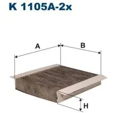 Салонный фильтр Filtron K1105A2x