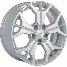 Литые диски Khomen KHW1715 RAV4 17x7" 5x114.3мм DIA 60.1мм ET 39мм F-Silver FP
