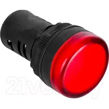 Лампа сигнальная Chint ND16-22D/4K2 AC 230В (R) 146692 (красный)
